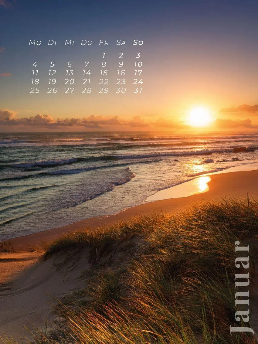 Bild: 9783693570135 | Strandträume - Ein Jahr am Meer Kalender 2027 | Susanne Pommer (u. a.)
