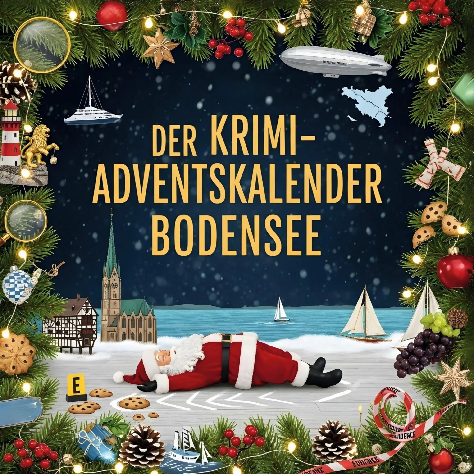 Cover: 9783695310135 | Der Krimi-Adventskalender Bodensee | Mordsverdächtig in 24 Akten