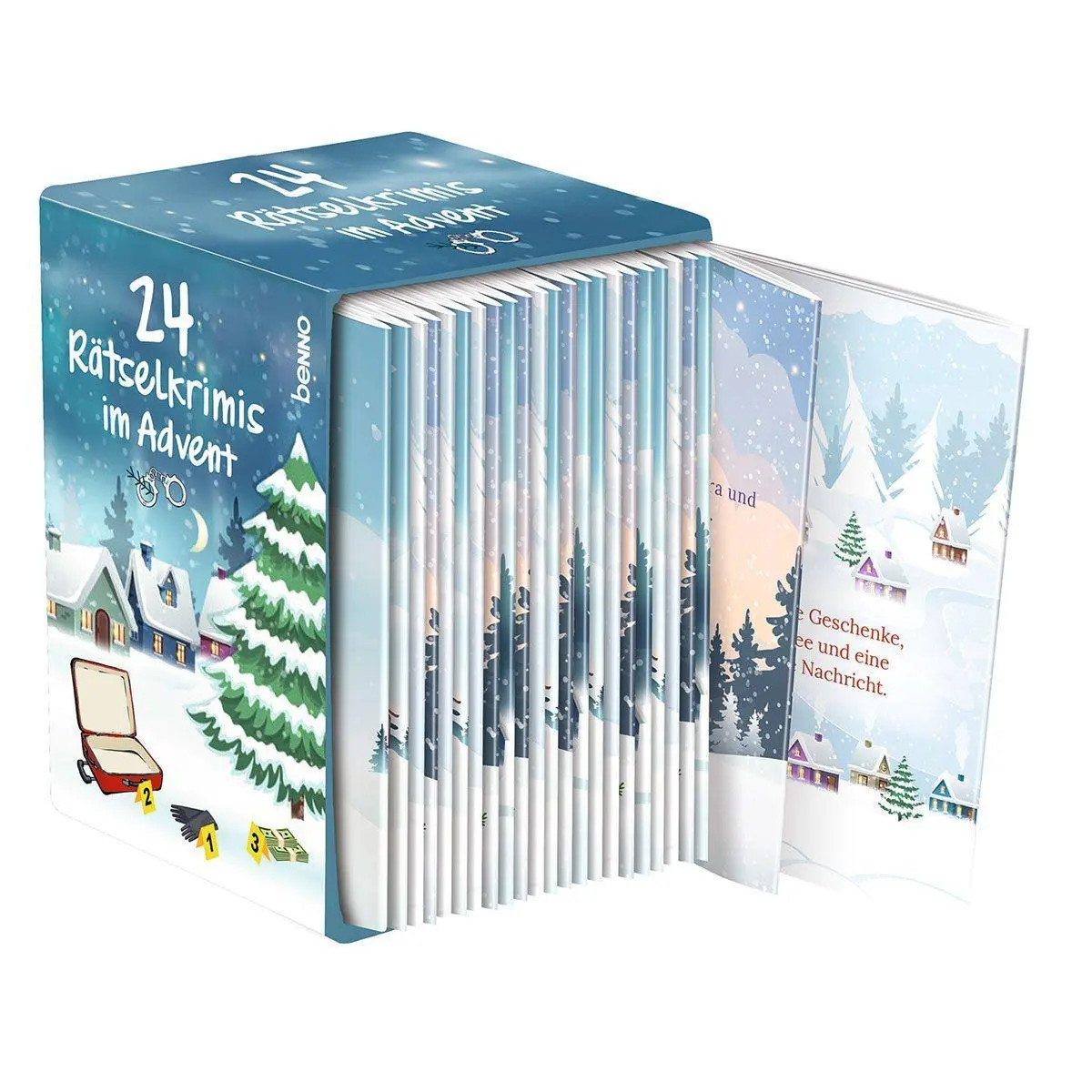 Bild: 9783746270135 | 24 Rätselkrimis im Advent | Steffen Mohr (u. a.) | Taschenbuch | 2026