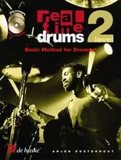 Cover: 9789043120135 | Real Time Drums 2 (ENG) | Basic Method for Drumset | Arjen Oosterhout
