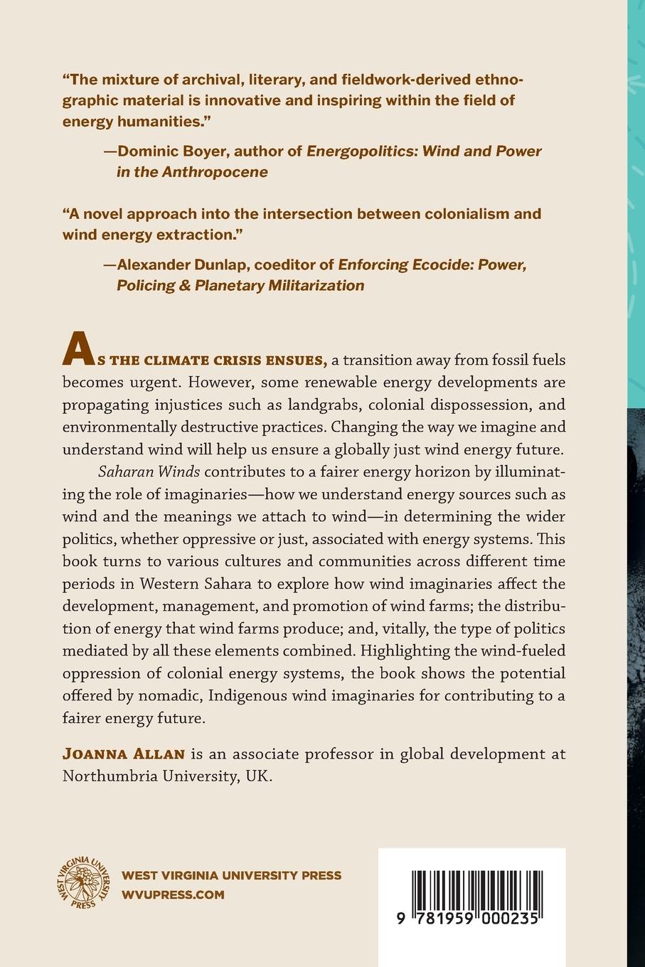 Rückseite: 9781959000235 | Saharan Winds | Joanna Allan | Taschenbuch | Englisch | 2024