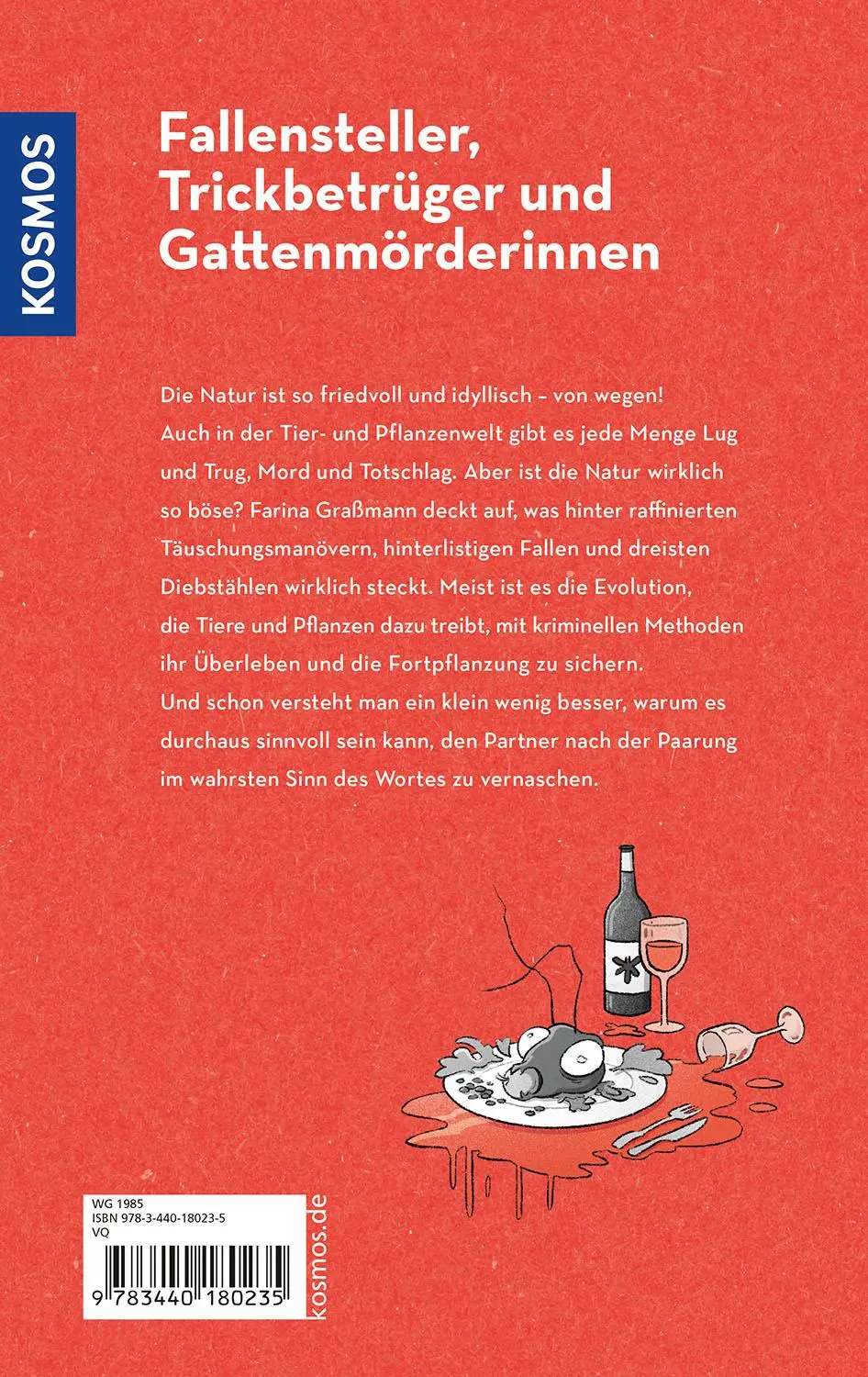 Rückseite: 9783440180235 | True Crime in Nature | Farina Graßmann | Taschenbuch | 192 S. | 2025