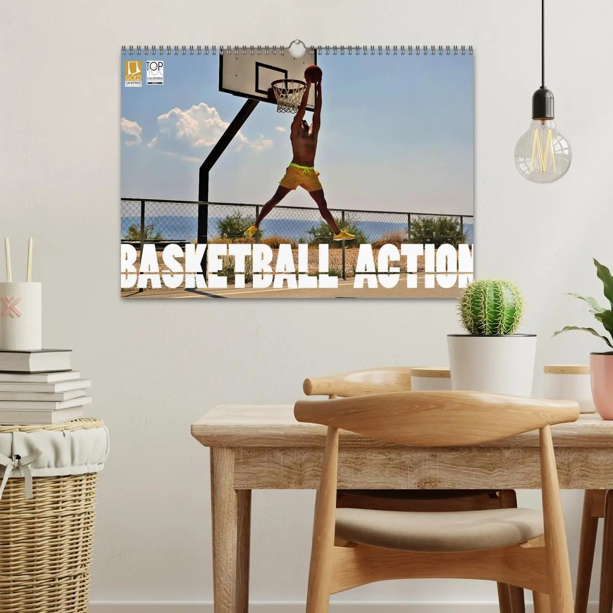 Bild: 9783457940235 | Basketball Action (Wandkalender 2026 DIN A3 quer), CALVENDO...