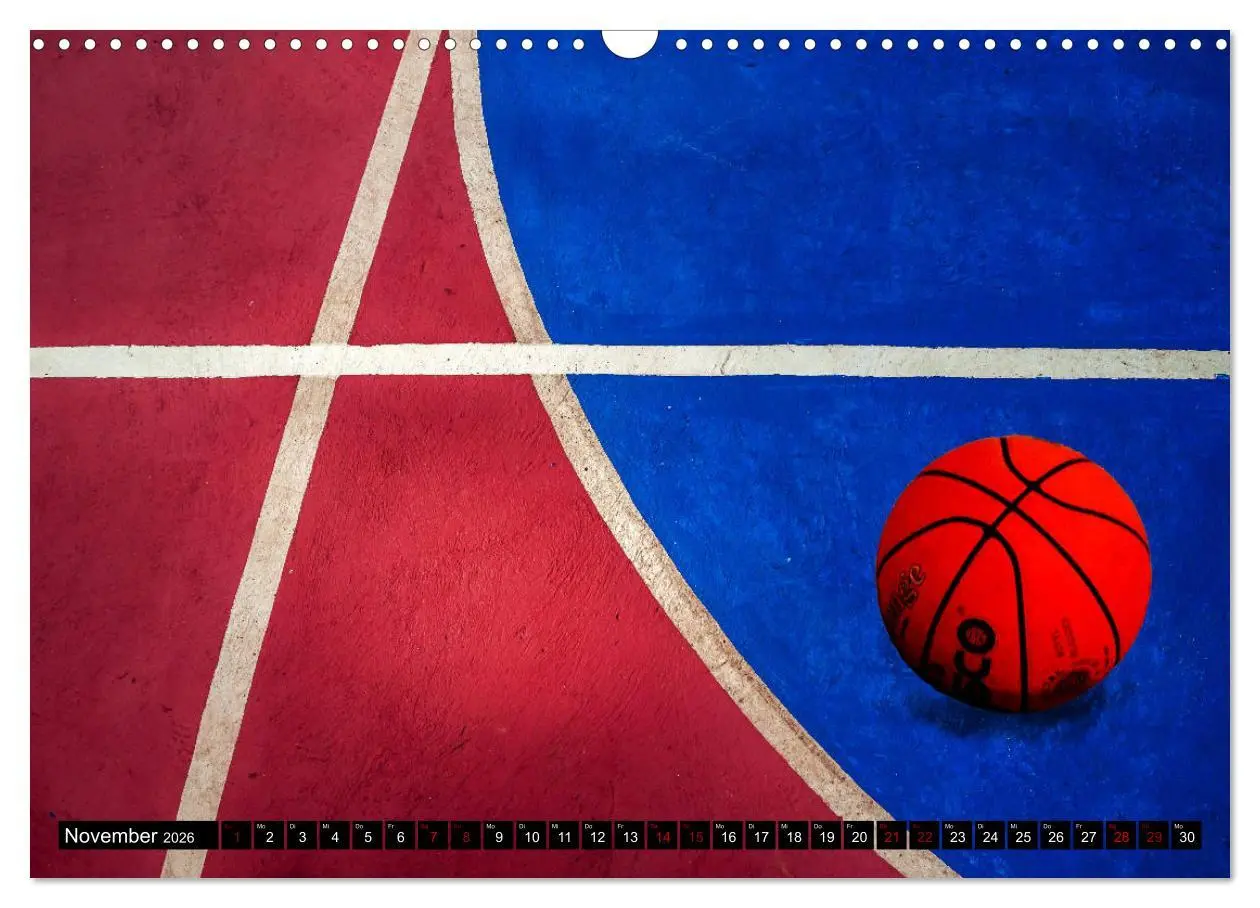 Bild: 9783457940235 | Basketball Action (Wandkalender 2026 DIN A3 quer), CALVENDO...