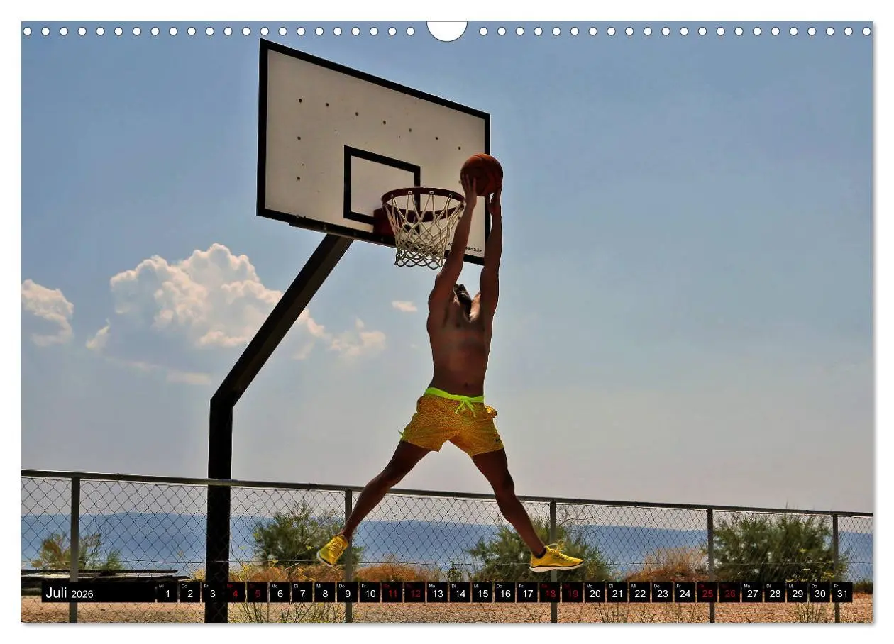 Bild: 9783457940235 | Basketball Action (Wandkalender 2026 DIN A3 quer), CALVENDO...