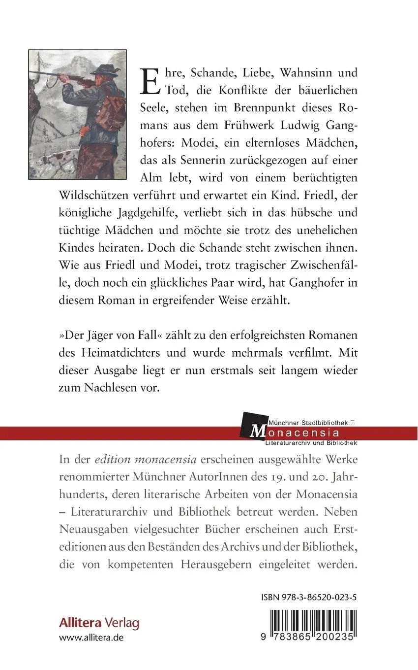 Rückseite: 9783865200235 | Der Jäger von Fall | Mit einem Nachwort von Gerd Holzheimer | Buch