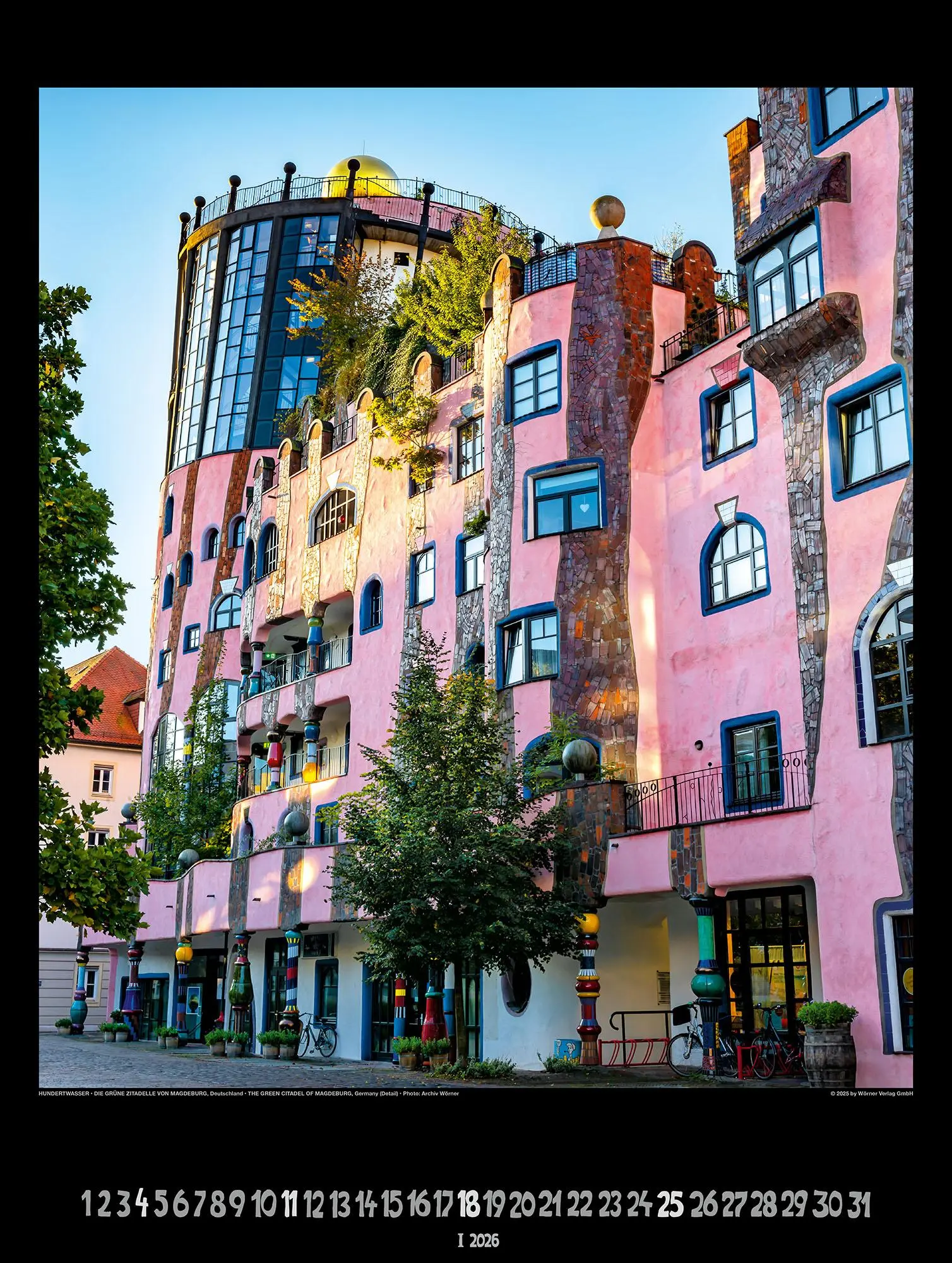 Bild: 9783910430235 | Großer Hundertwasser Architektur Kalender 2026 | Wörner Verlag GmbH