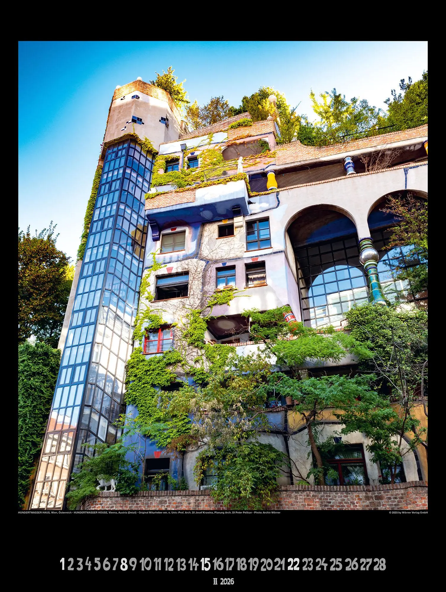 Bild: 9783910430235 | Großer Hundertwasser Architektur Kalender 2026 | Wörner Verlag GmbH
