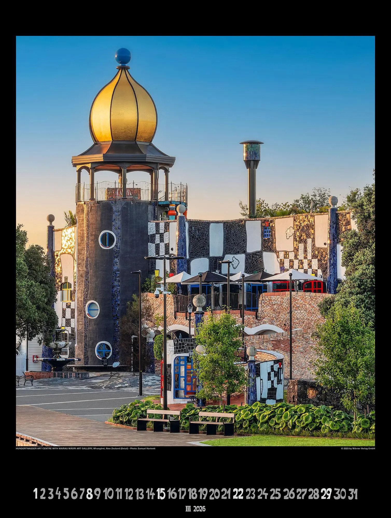 Bild: 9783910430235 | Großer Hundertwasser Architektur Kalender 2026 | Wörner Verlag GmbH