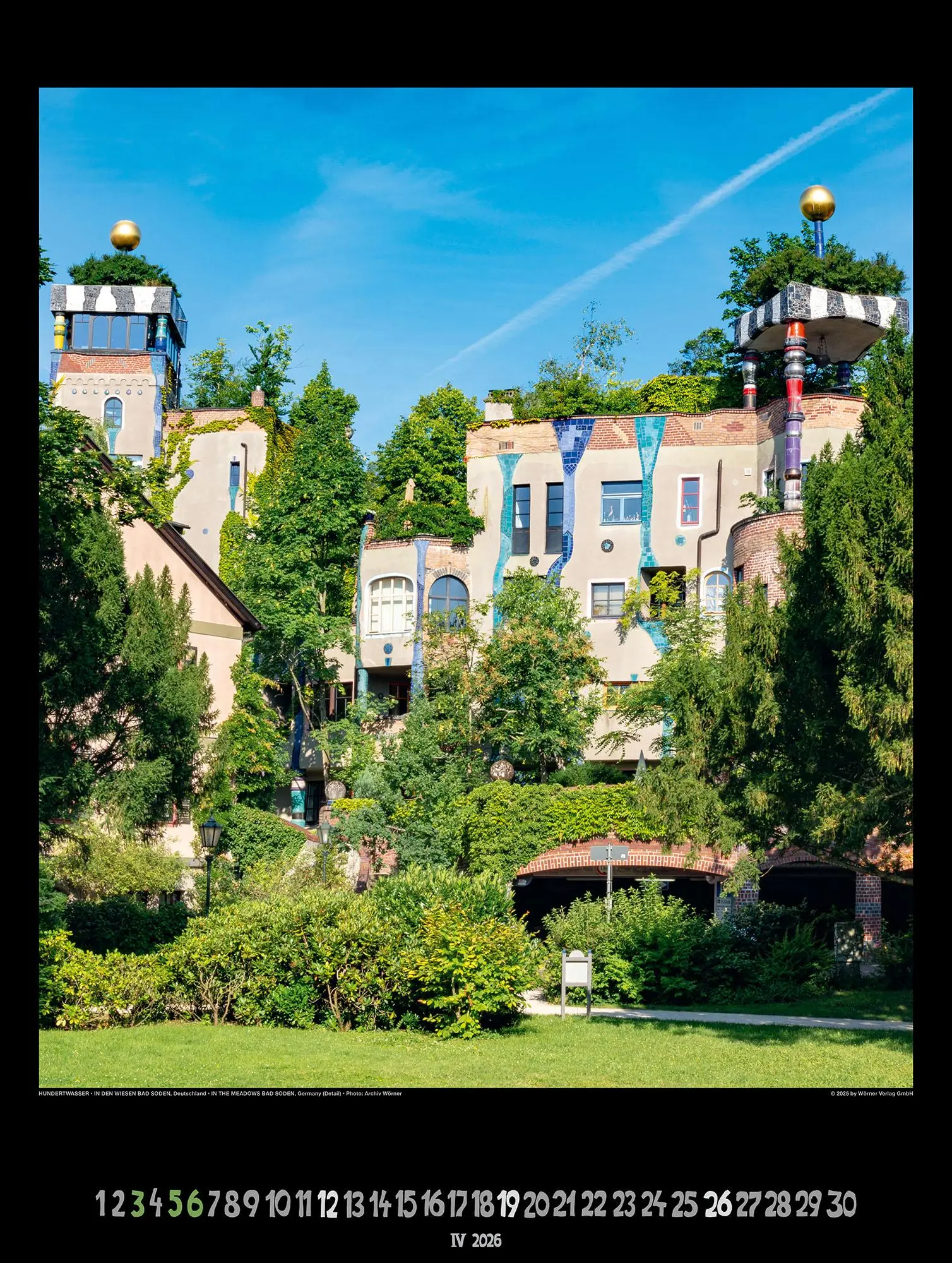 Bild: 9783910430235 | Großer Hundertwasser Architektur Kalender 2026 | Wörner Verlag GmbH