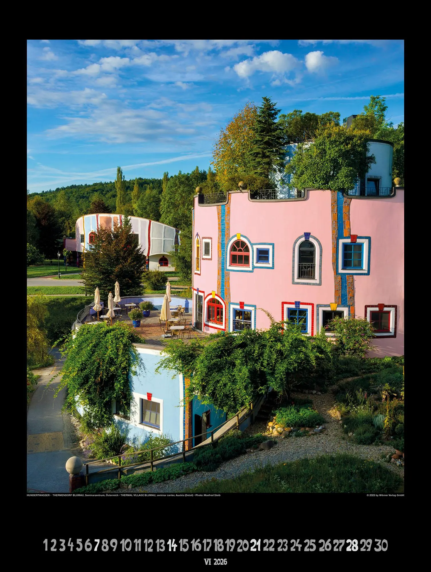 Bild: 9783910430235 | Großer Hundertwasser Architektur Kalender 2026 | Wörner Verlag GmbH
