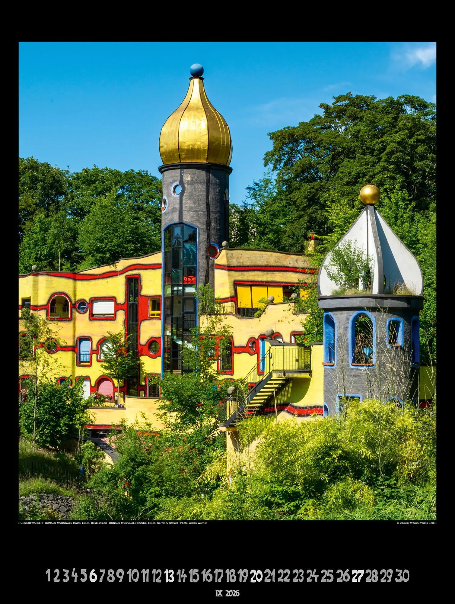 Bild: 9783910430235 | Großer Hundertwasser Architektur Kalender 2026 | Wörner Verlag GmbH
