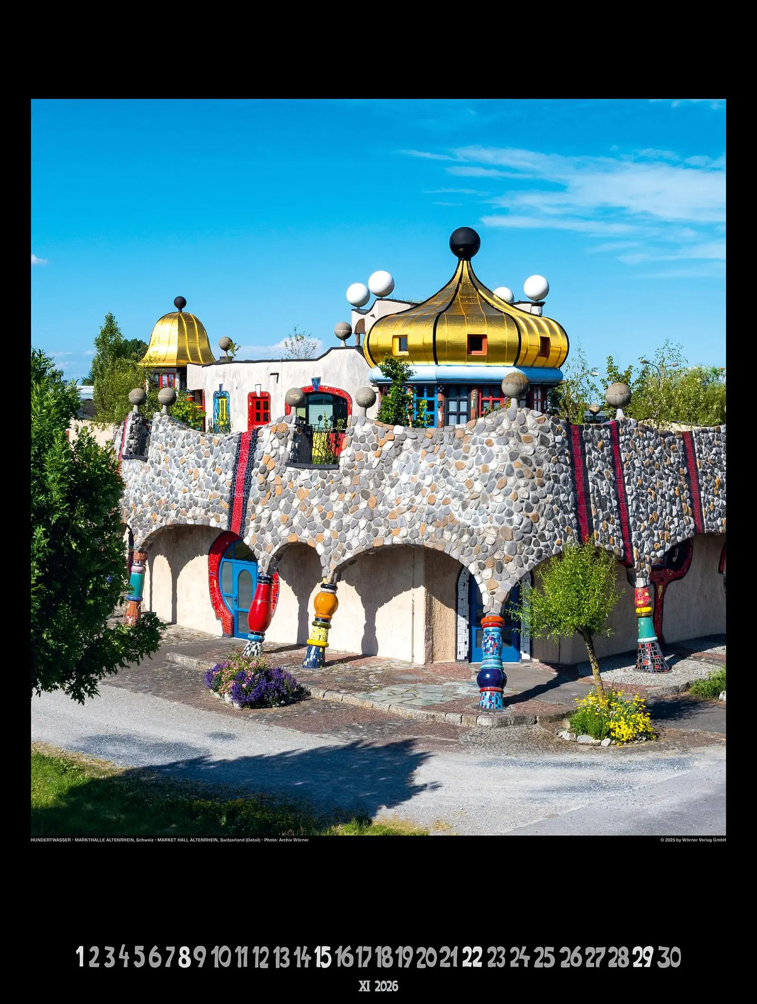 Bild: 9783910430235 | Großer Hundertwasser Architektur Kalender 2026 | Wörner Verlag GmbH