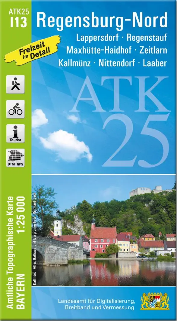 Cover: 9783987760235 | ATK25-I13 Regensburg-Nord (Amtliche Topographische Karte 1:25000)