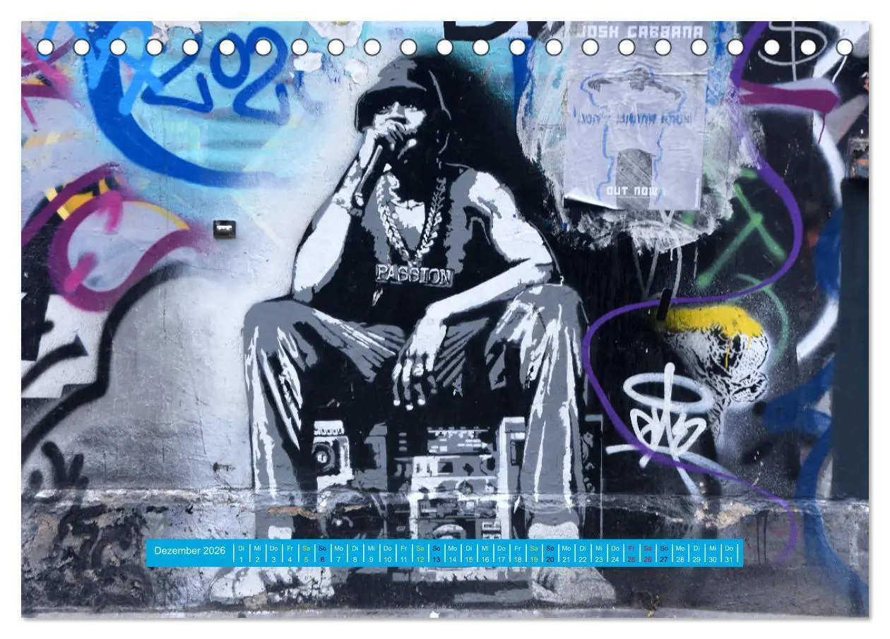 Bild: 9783457310335 | Streetart-Kunst, die die Straßen Londons atmen lässt (Tischkalender...