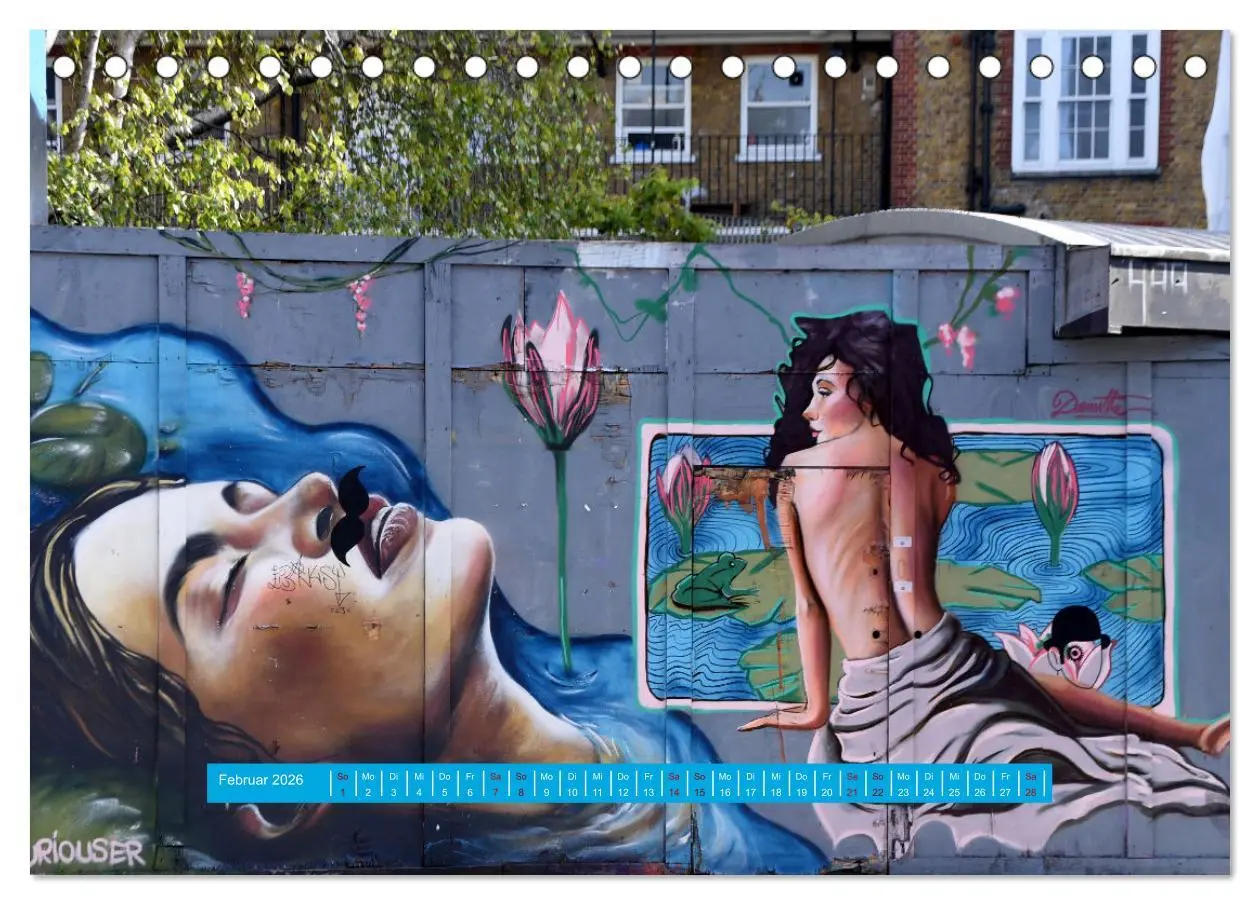 Bild: 9783457310335 | Streetart-Kunst, die die Straßen Londons atmen lässt (Tischkalender...