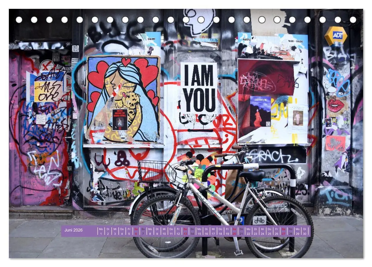 Bild: 9783457310335 | Streetart-Kunst, die die Straßen Londons atmen lässt (Tischkalender...