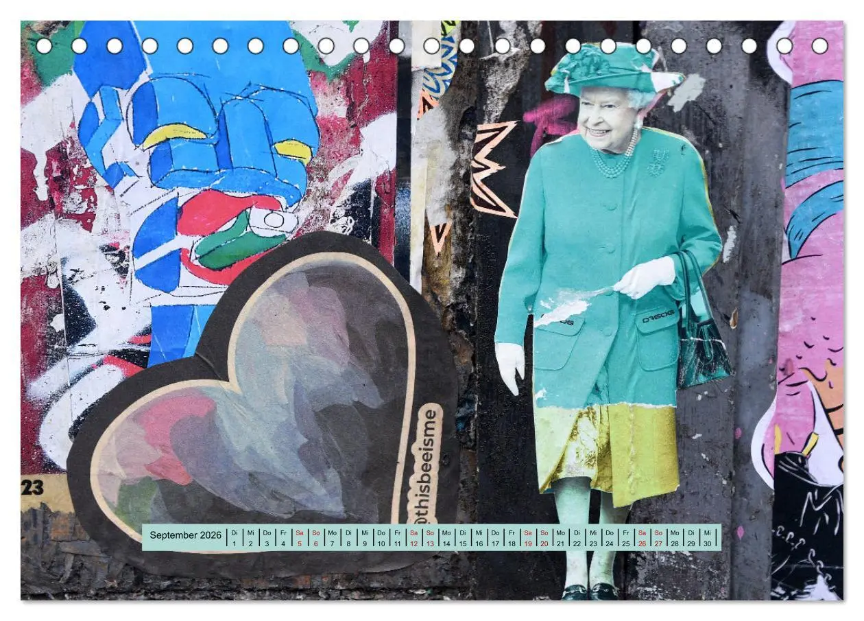 Bild: 9783457310335 | Streetart-Kunst, die die Straßen Londons atmen lässt (Tischkalender...