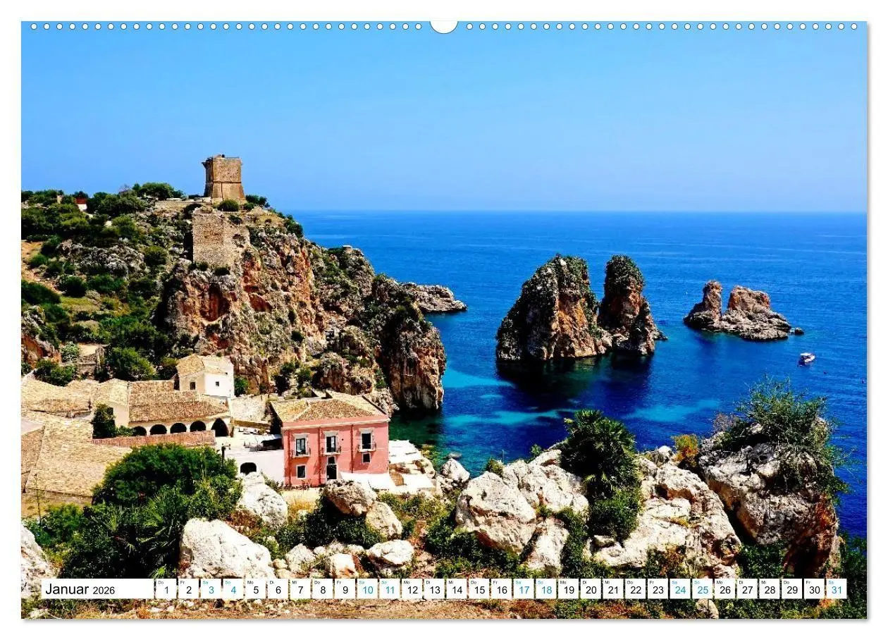 Bild: 9783516710335 | Sizilien - Nordwesten (Wandkalender 2026 DIN A2 quer), CALVENDO...