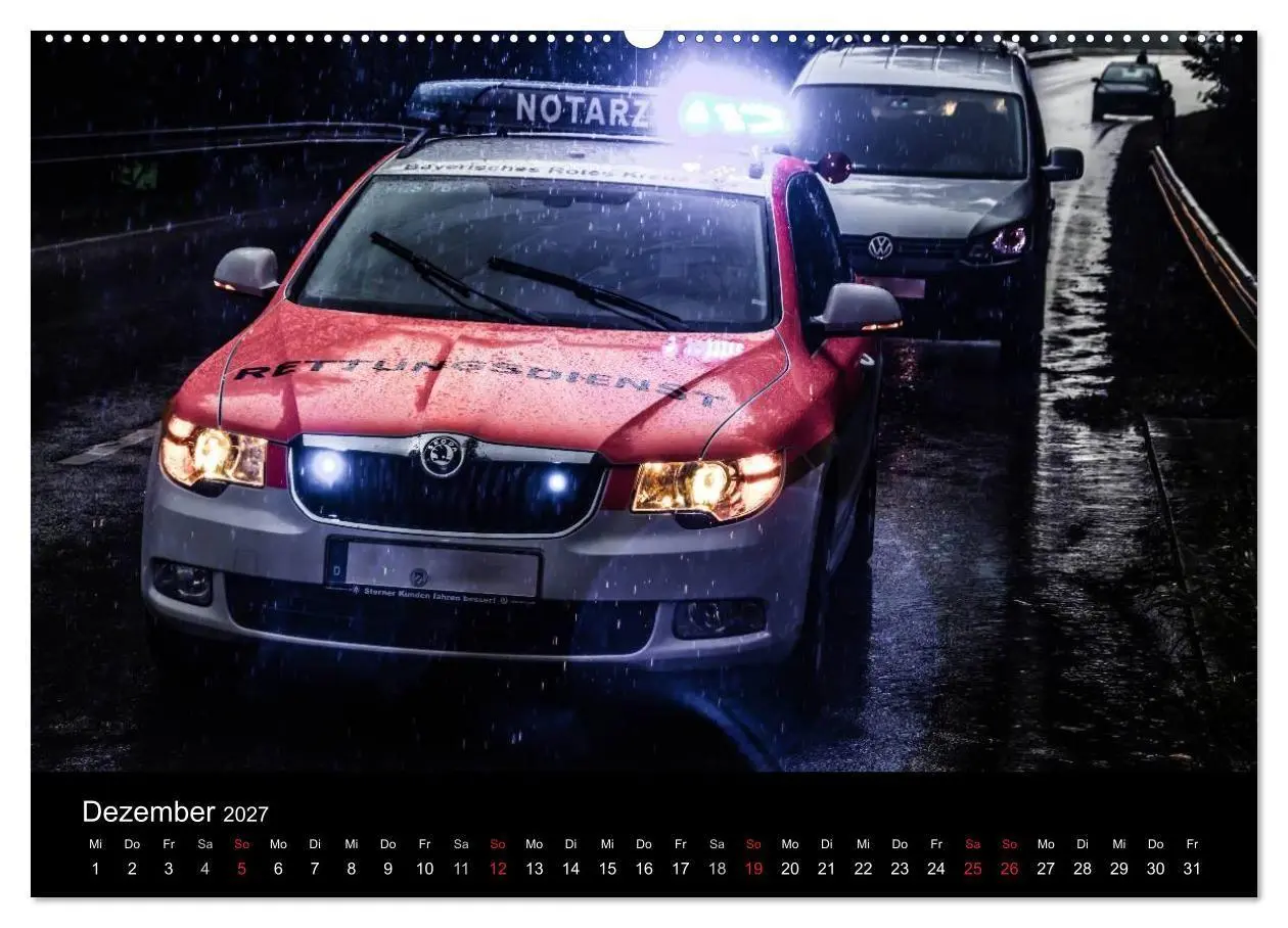 Bild: 9783594170335 | Einsatzfahrzeuge - Bayern (Wandkalender 2027 DIN A2 quer), CALVENDO...