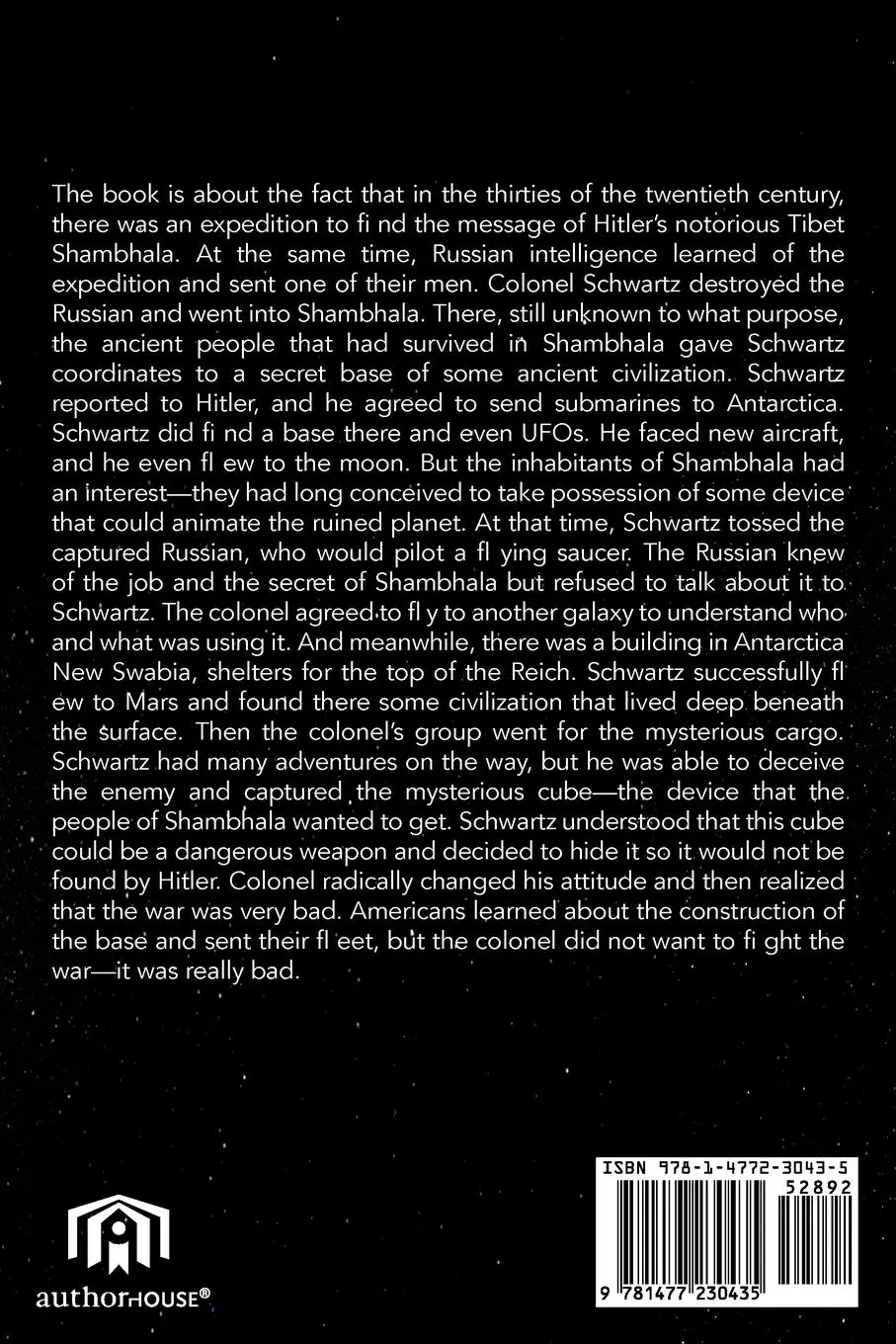 Rückseite: 9781477230435 | Operation "The Black Thunder" | Michail Bairachniy | Taschenbuch