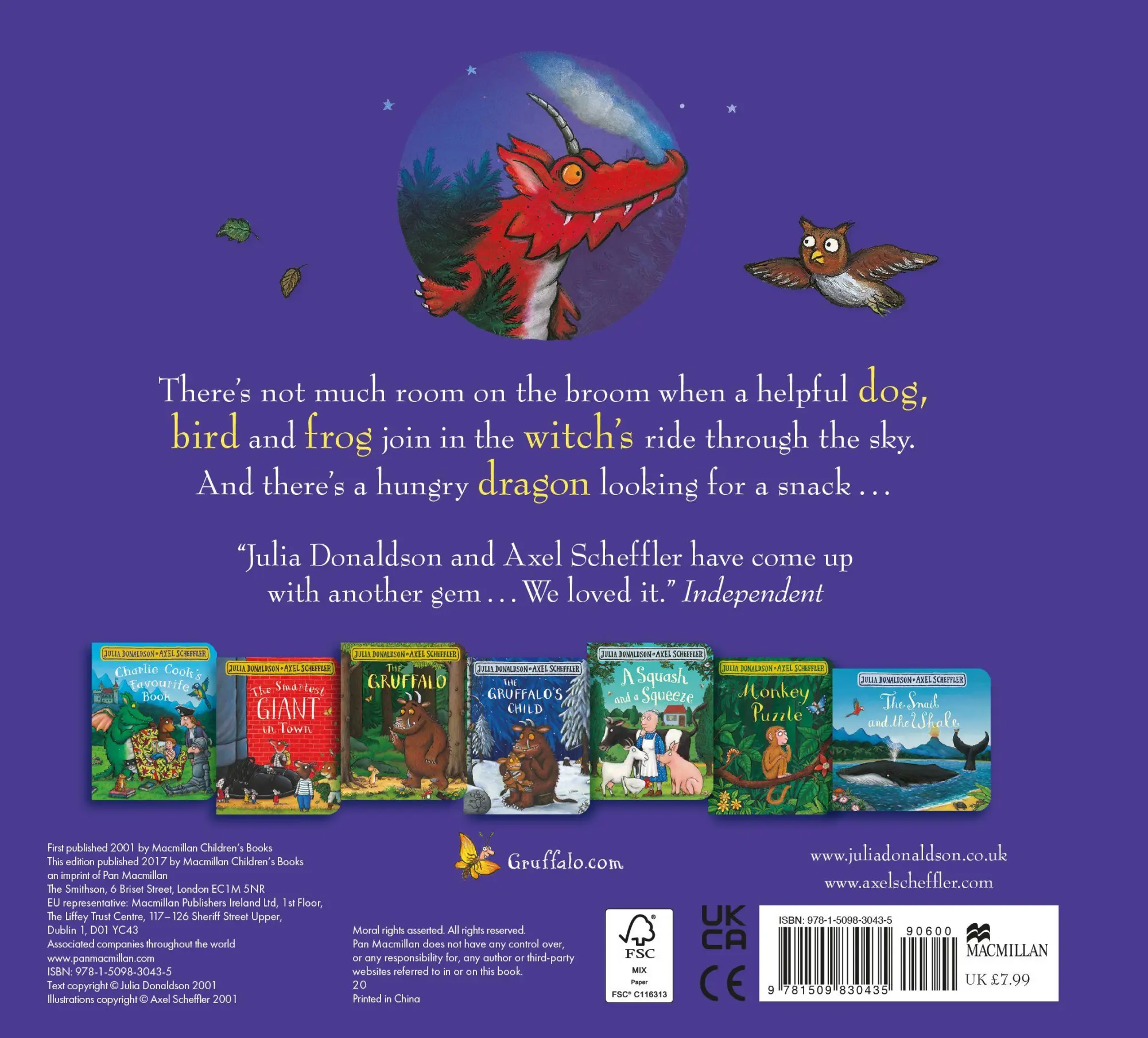Bild: 9781509830435 | Room on the Broom | Julia Donaldson | Buch | 24 S. | Englisch | 2017