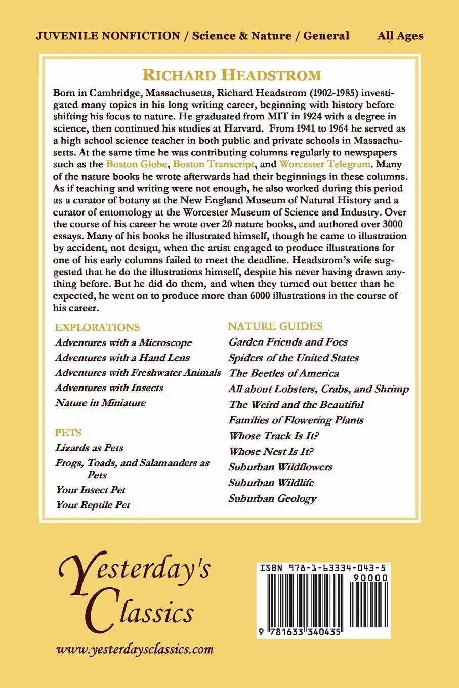 Rückseite: 9781633340435 | The Living Year (Yesterday's Classics) | Richard Headstrom | Buch