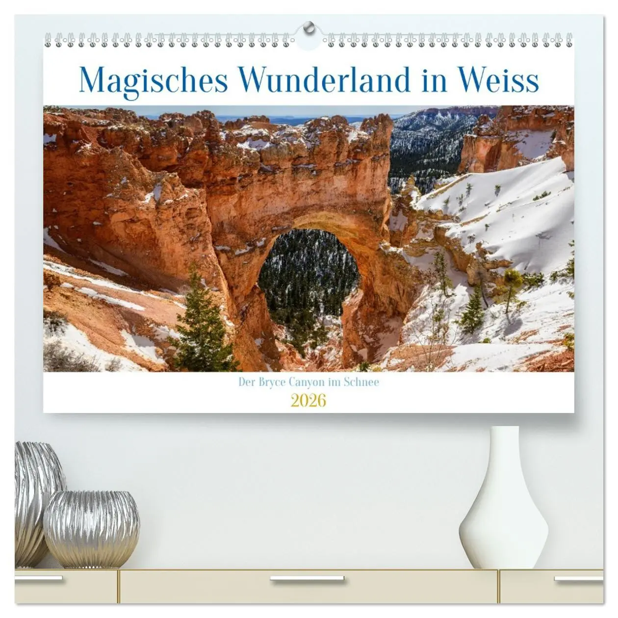 Cover: 9783457300435 | Magisches Wunderland in Weiss (hochwertiger Premium Wandkalender...