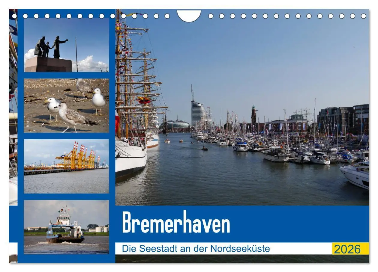 Cover: 9783457850435 | Bremerhaven. Die Seestadt an der Nordseeküste (Wandkalender 2026...