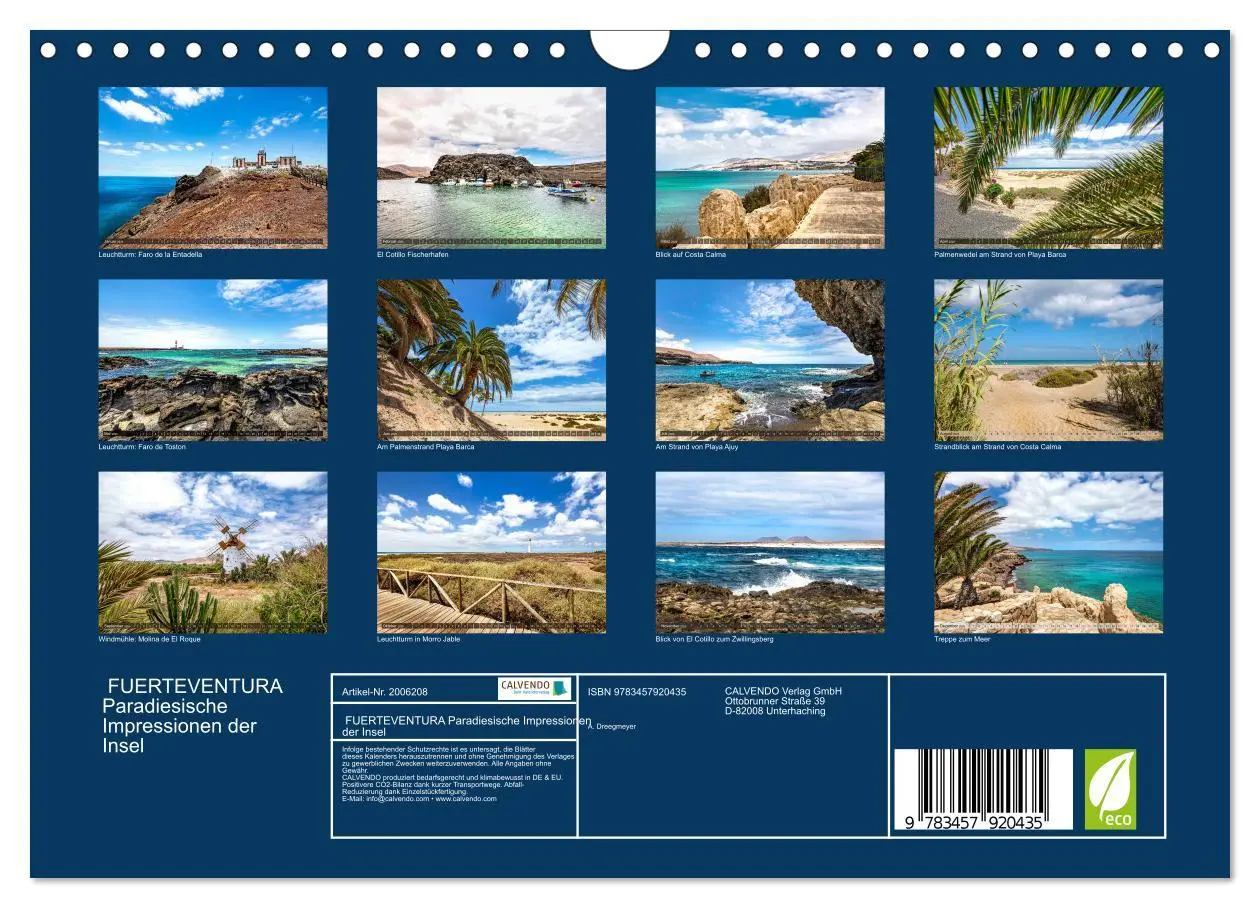 Bild: 9783457920435 | FUERTEVENTURA Paradiesische Impressionen der Insel (Wandkalender...