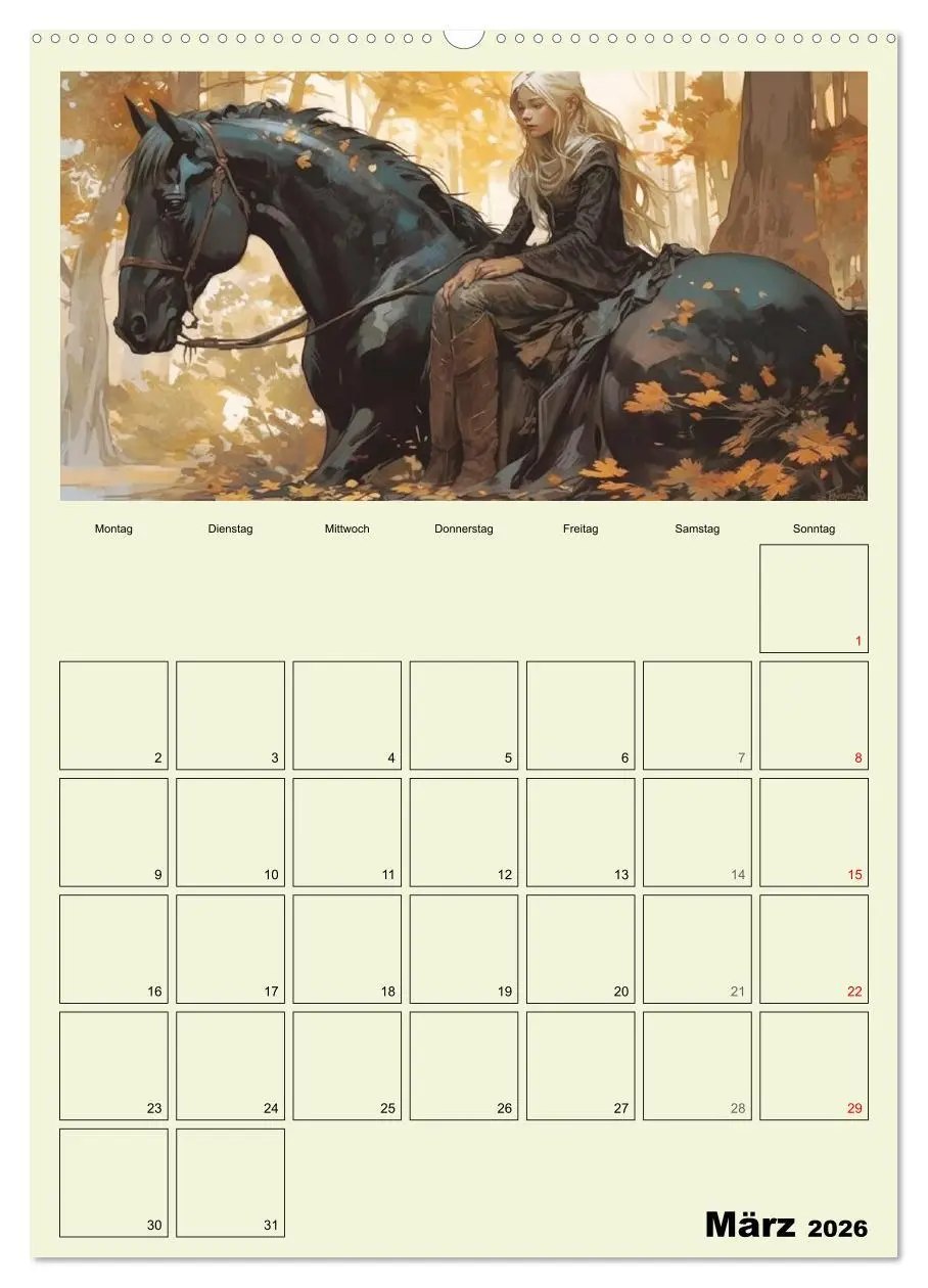 Bild: 9783516320435 | Im Zauberwald. Mystische Fabelwesen (Wandkalender 2026 DIN A2...