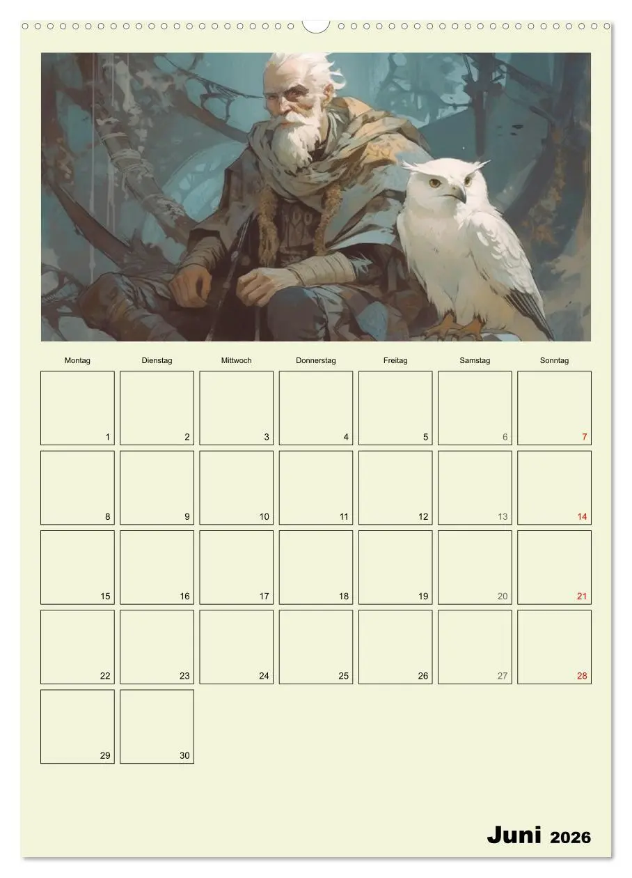 Bild: 9783516320435 | Im Zauberwald. Mystische Fabelwesen (Wandkalender 2026 DIN A2...