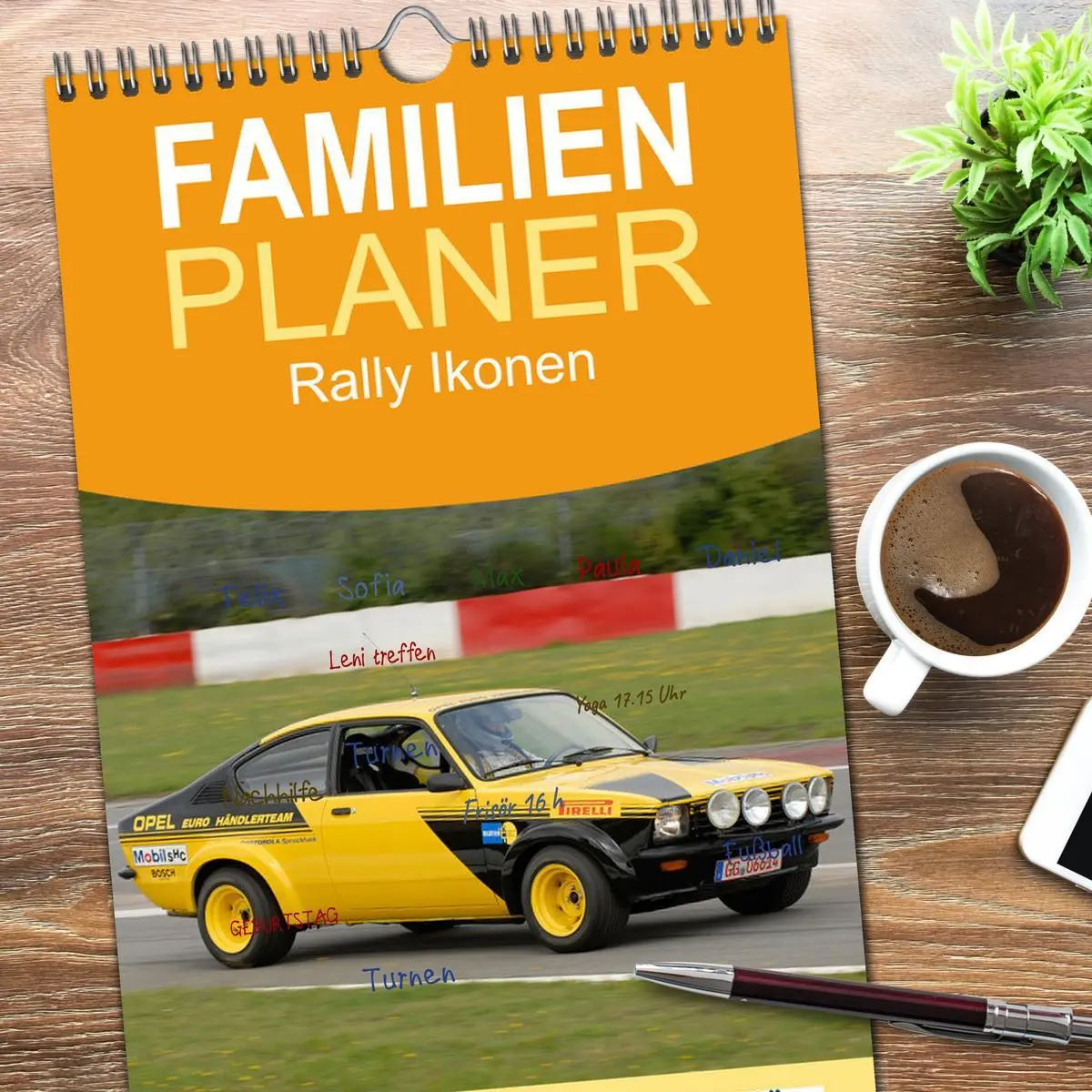Bild: 9783516490435 | Familienplaner 2026 - Rally Ikonen mit 5 Spalten (Wandkalender, 21...