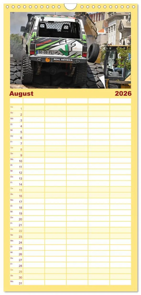 Bild: 9783516490435 | Familienplaner 2026 - Rally Ikonen mit 5 Spalten (Wandkalender, 21...