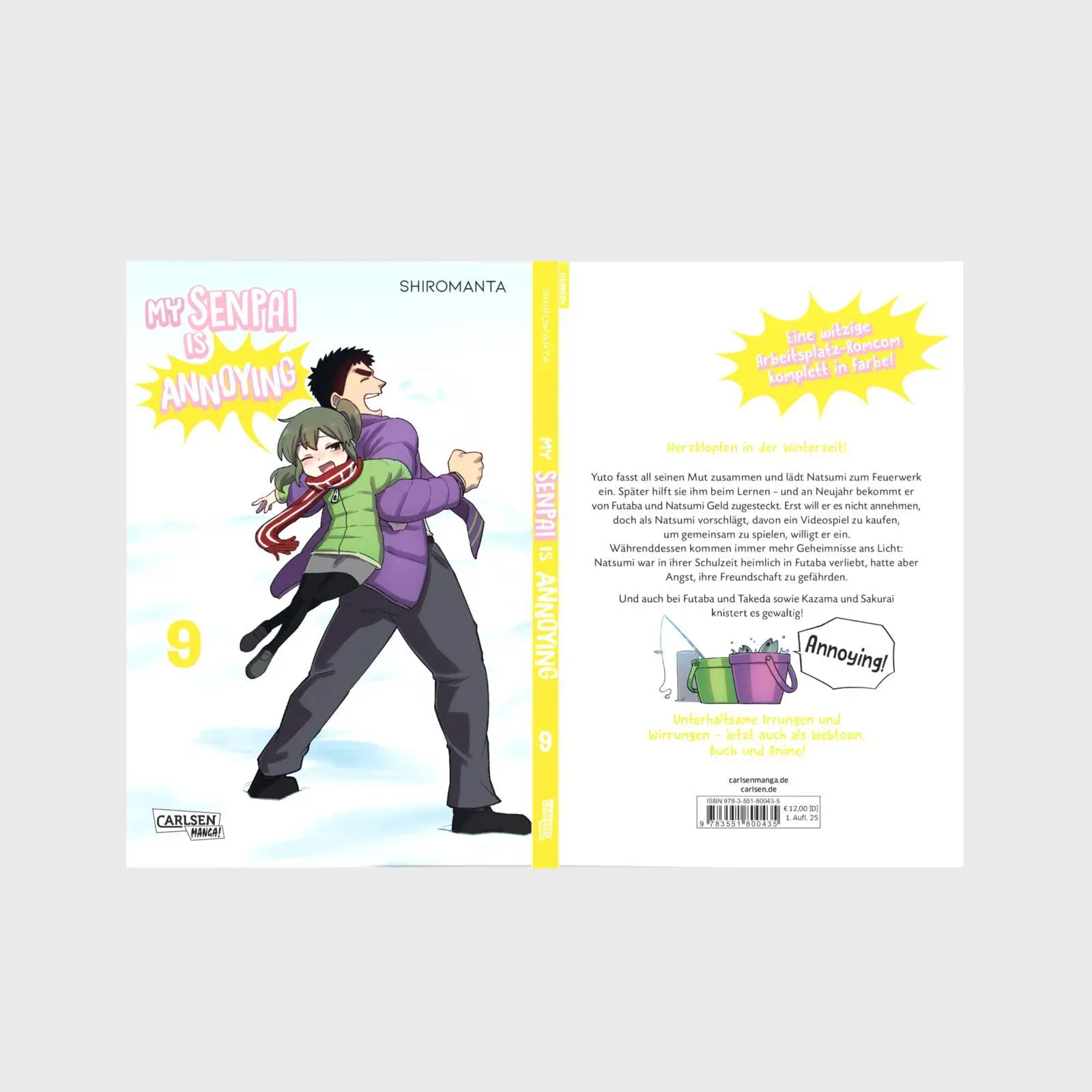 Bild: 9783551800435 | My Senpai is Annoying 9 | Shiromanta | Taschenbuch | 128 S. | Deutsch