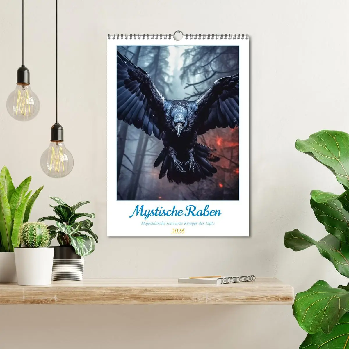 Bild: 9783516310535 | Mystische Raben (Wandkalender 2026 DIN A3 hoch), CALVENDO...