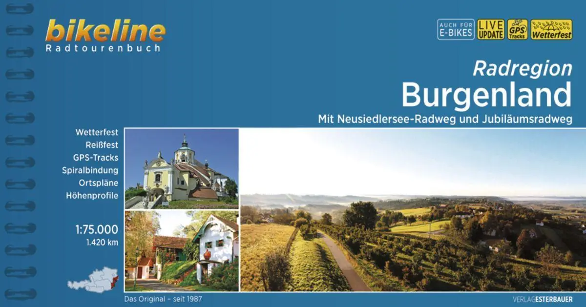 Cover: 9783711100535 | Radregion Burgenland | Esterbauer Verlag | Taschenbuch | SPIRALB