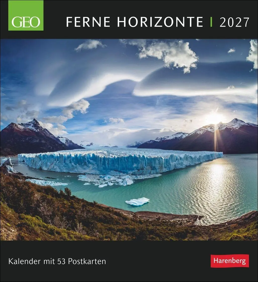 Cover: 9783840040535 | GEO Ferne Horizonte Postkartenkalender 2027 - Wochenkalender mit 53...