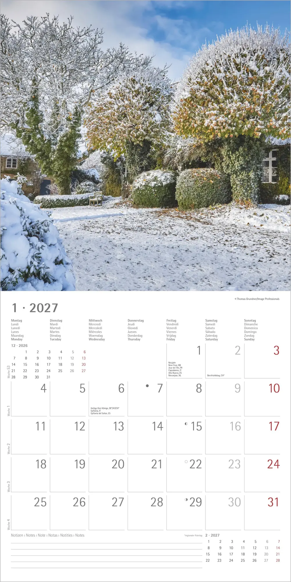 Bild: 4069095010635 | Gartenzauber 2027 | Neumann Verlage GmbH &amp; Co KG | Kalender | 14 S.