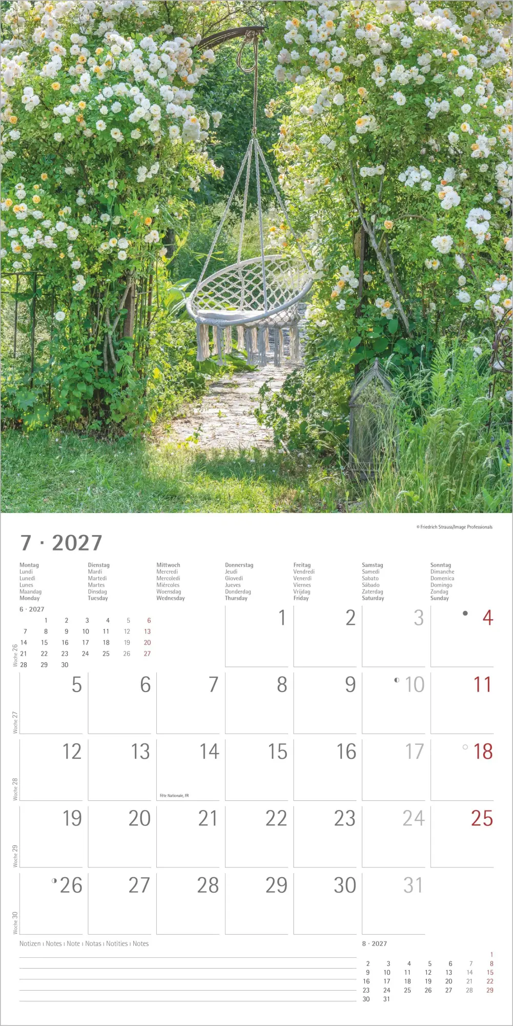 Bild: 4069095010635 | Gartenzauber 2027 | Neumann Verlage GmbH &amp; Co KG | Kalender | 14 S.
