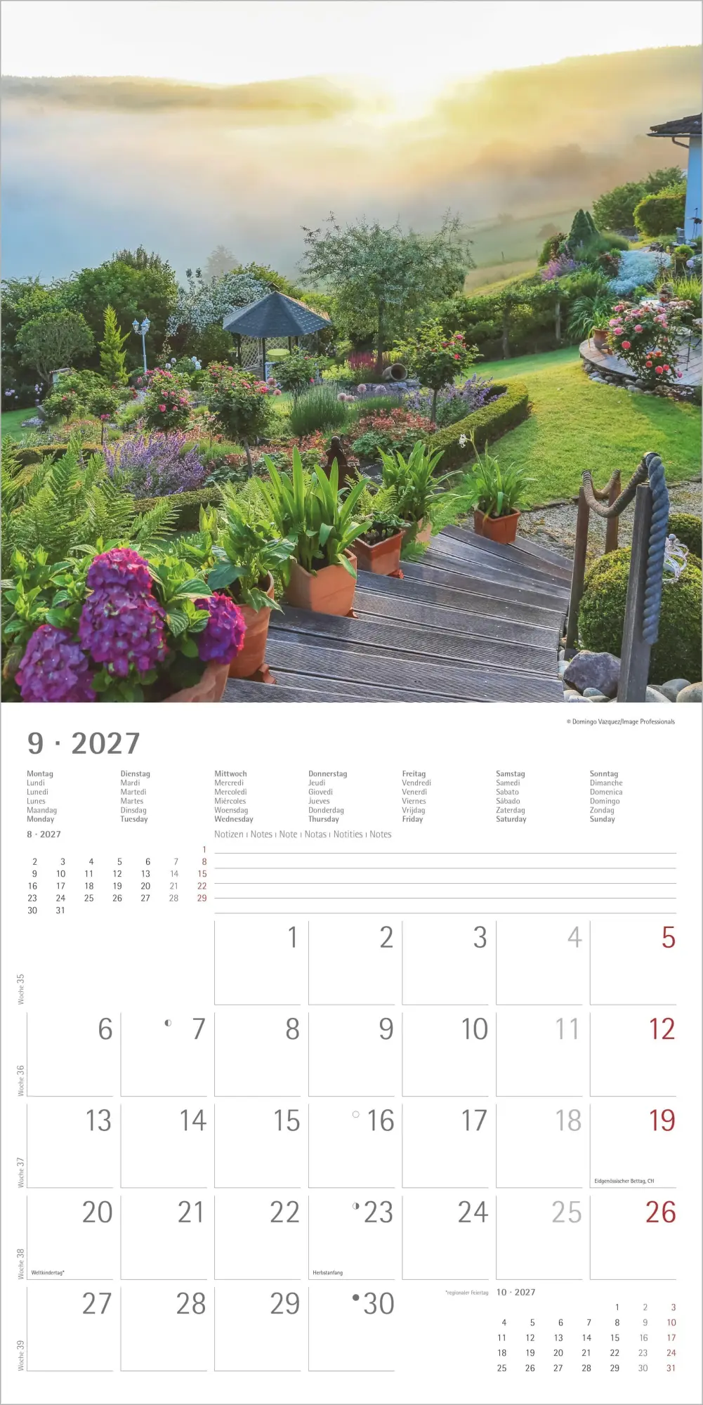 Bild: 4069095010635 | Gartenzauber 2027 | Neumann Verlage GmbH &amp; Co KG | Kalender | 14 S.