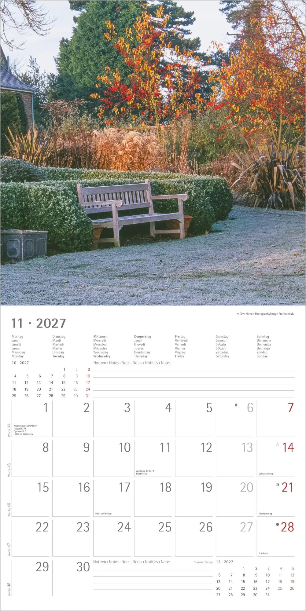 Bild: 4069095010635 | Gartenzauber 2027 | Neumann Verlage GmbH &amp; Co KG | Kalender | 14 S.