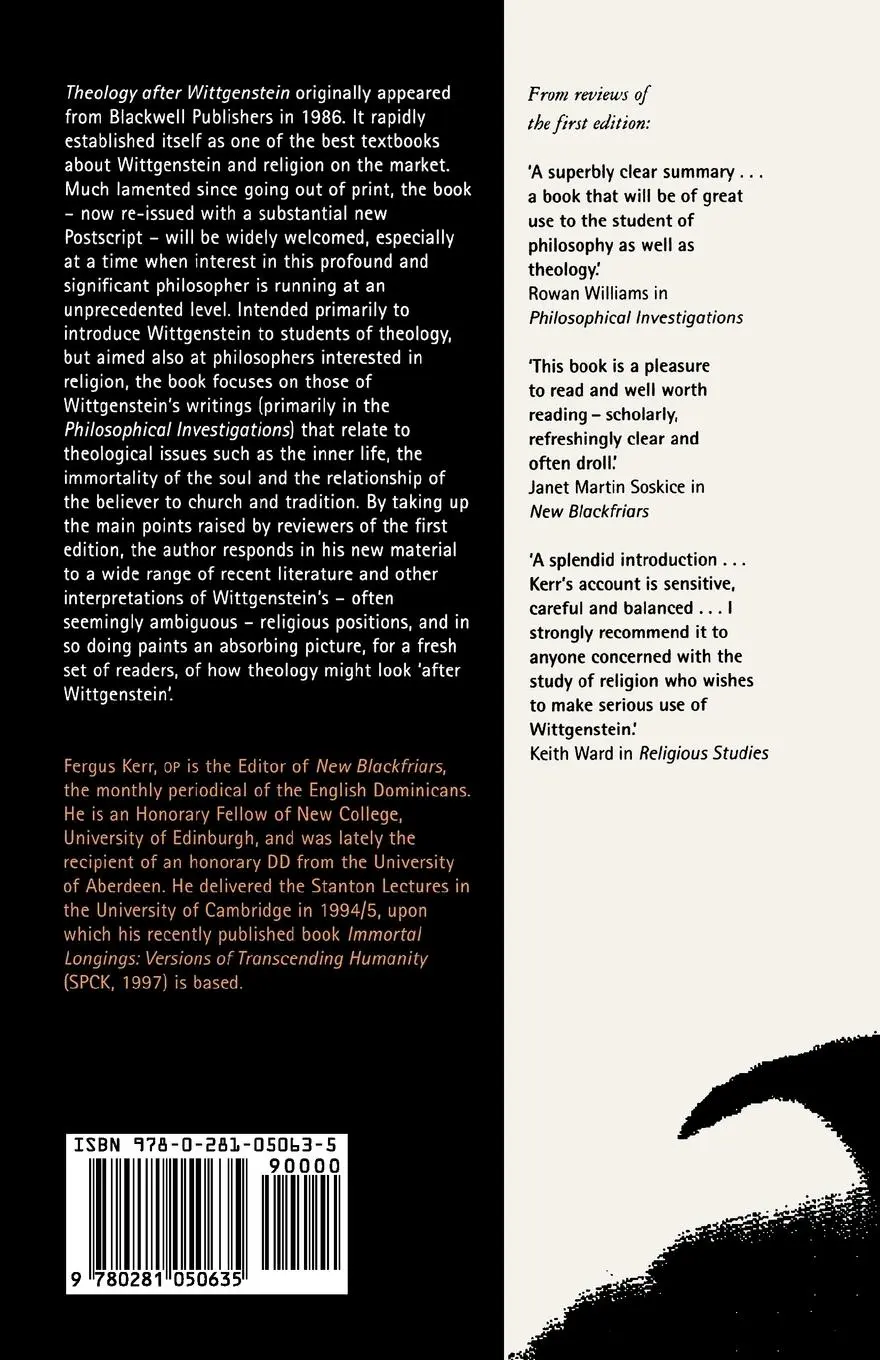 Rückseite: 9780281050635 | Theology After Wittgenstein | Fergus Kerr | Taschenbuch | Paperback