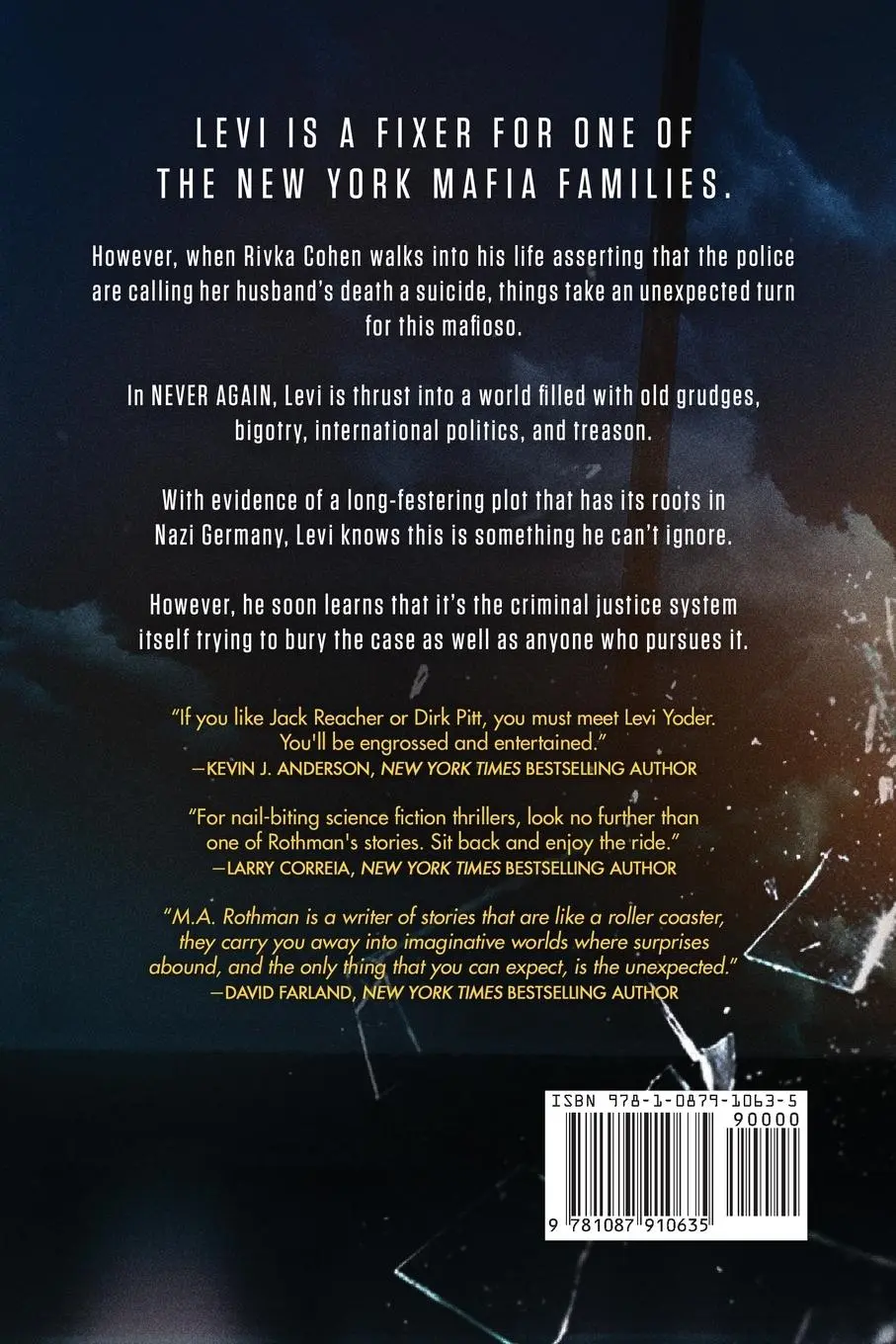 Rückseite: 9781087910635 | Never Again | M. A. Rothman | Taschenbuch | Kartoniert / Broschiert