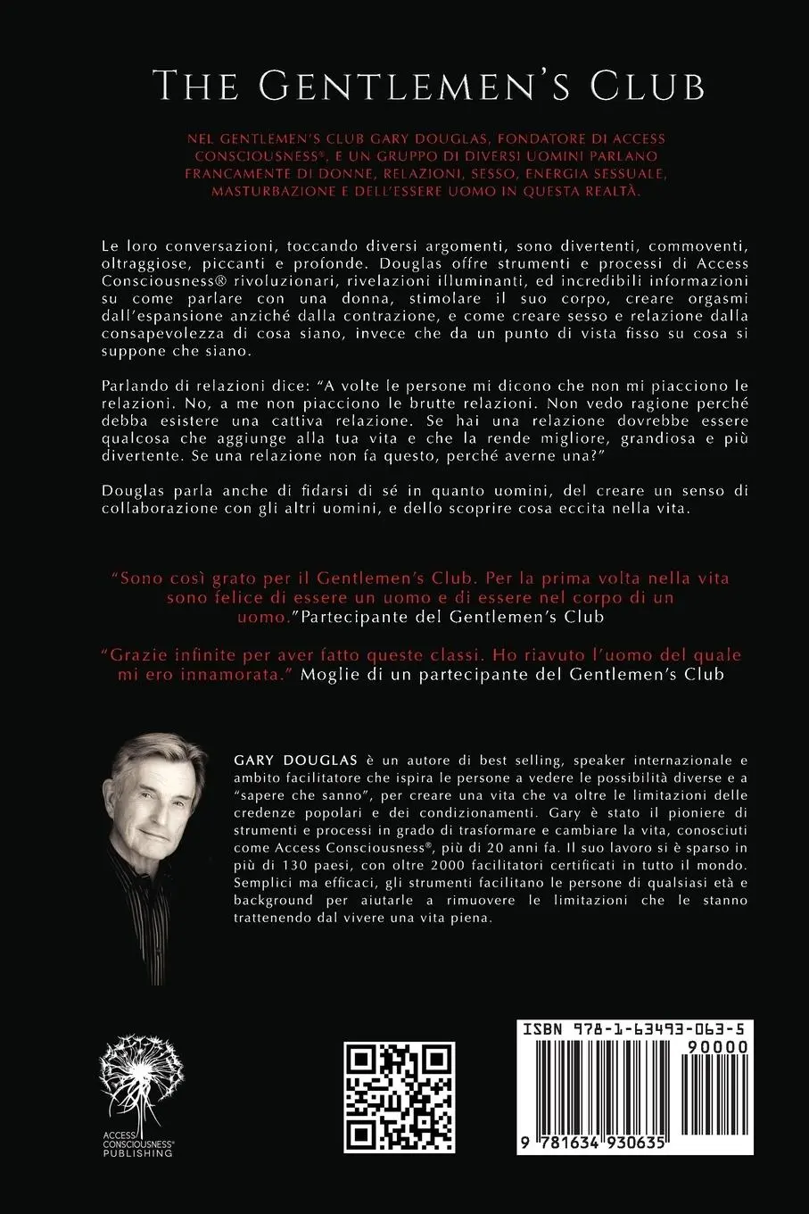 Rückseite: 9781634930635 | The Gentlemen's Club - Italian | Gary M. Douglas | Taschenbuch | 2016