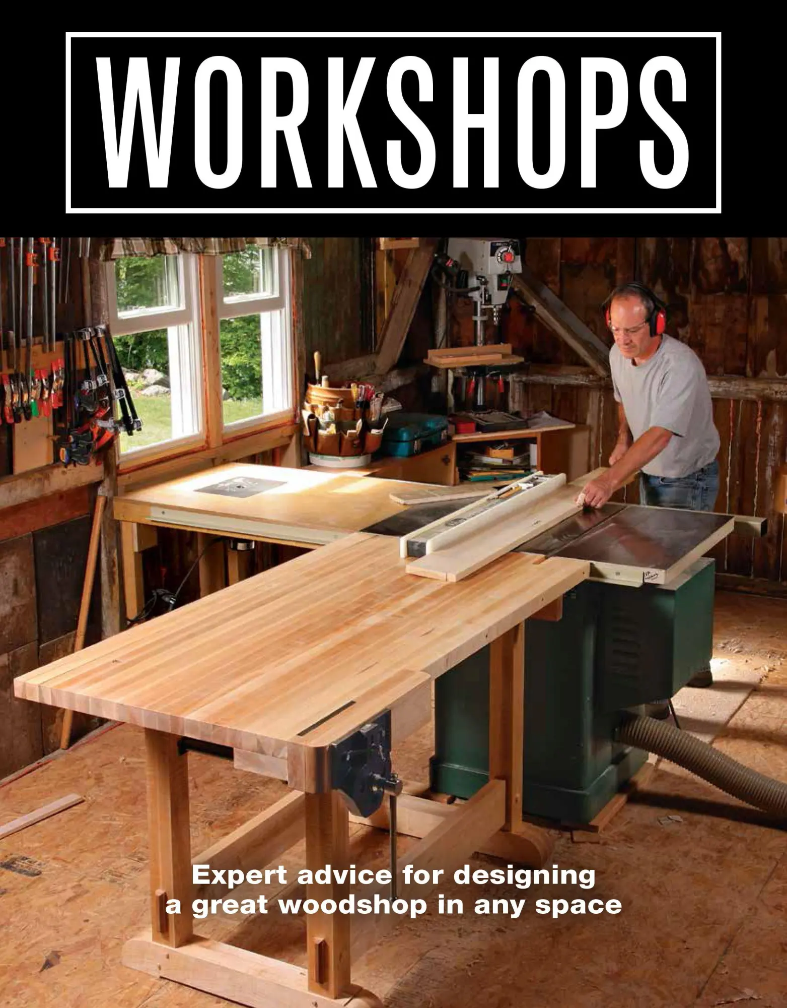 Cover: 9781641550635 | Workshops | Expert Advice for Designing a Great Woodshop in Any Space