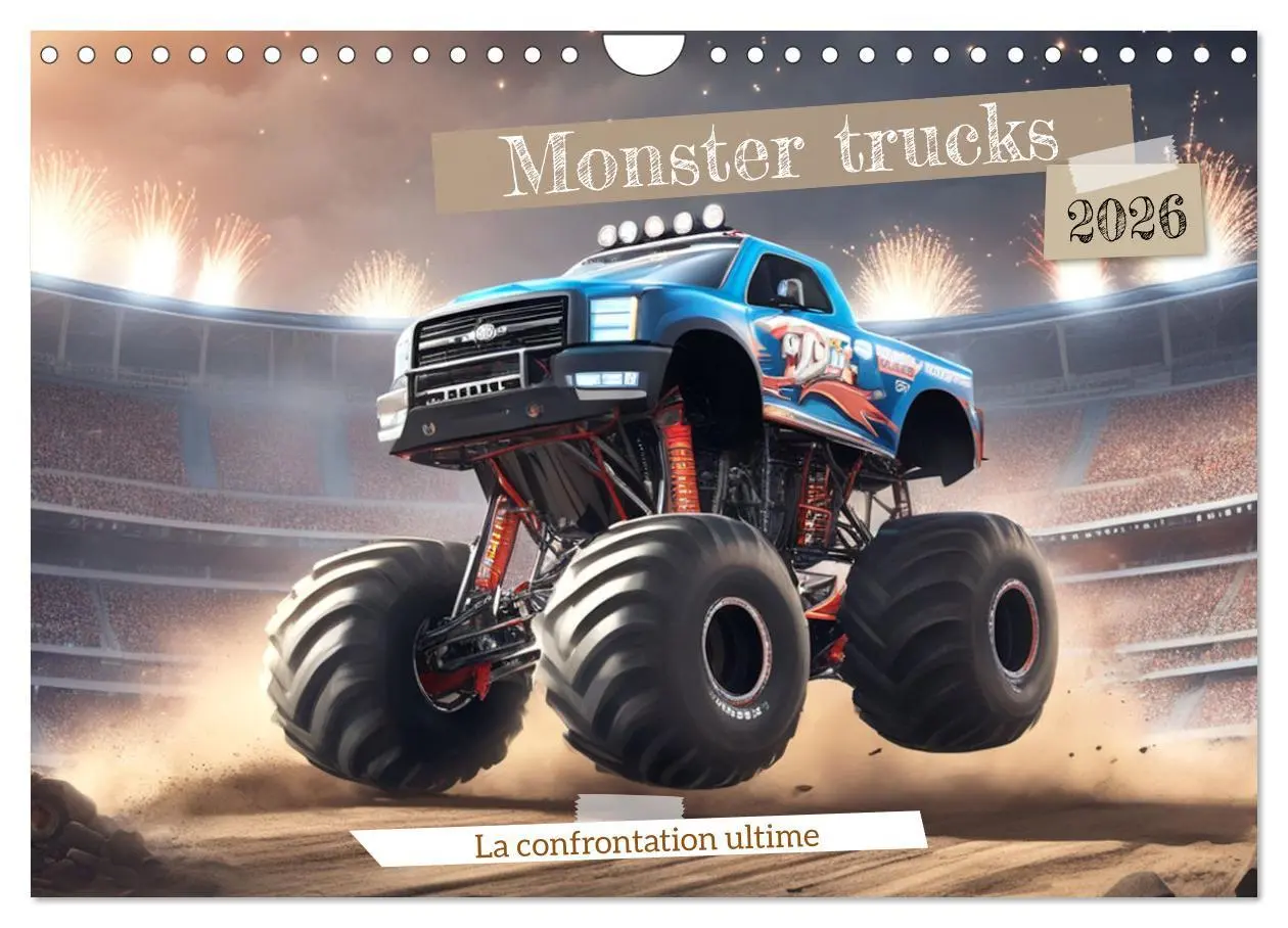 Cover: 9783516540635 | Monster trucks La confrontation ultime (Calendrier mural 2026 DIN...