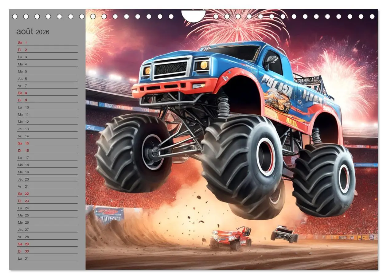 Bild: 9783516540635 | Monster trucks La confrontation ultime (Calendrier mural 2026 DIN...