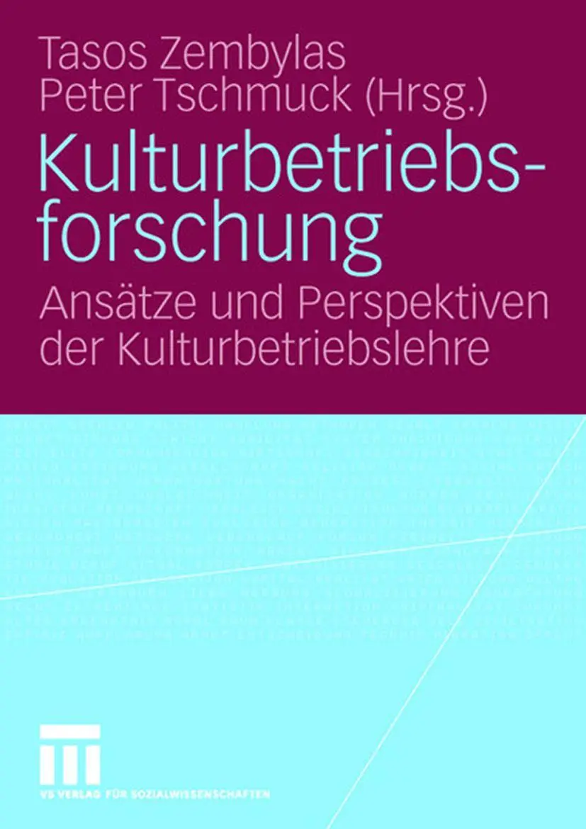 Cover: 9783531150635 | Kulturbetriebsforschung | Peter Tschmuck (u. a.) | Taschenbuch | 2006