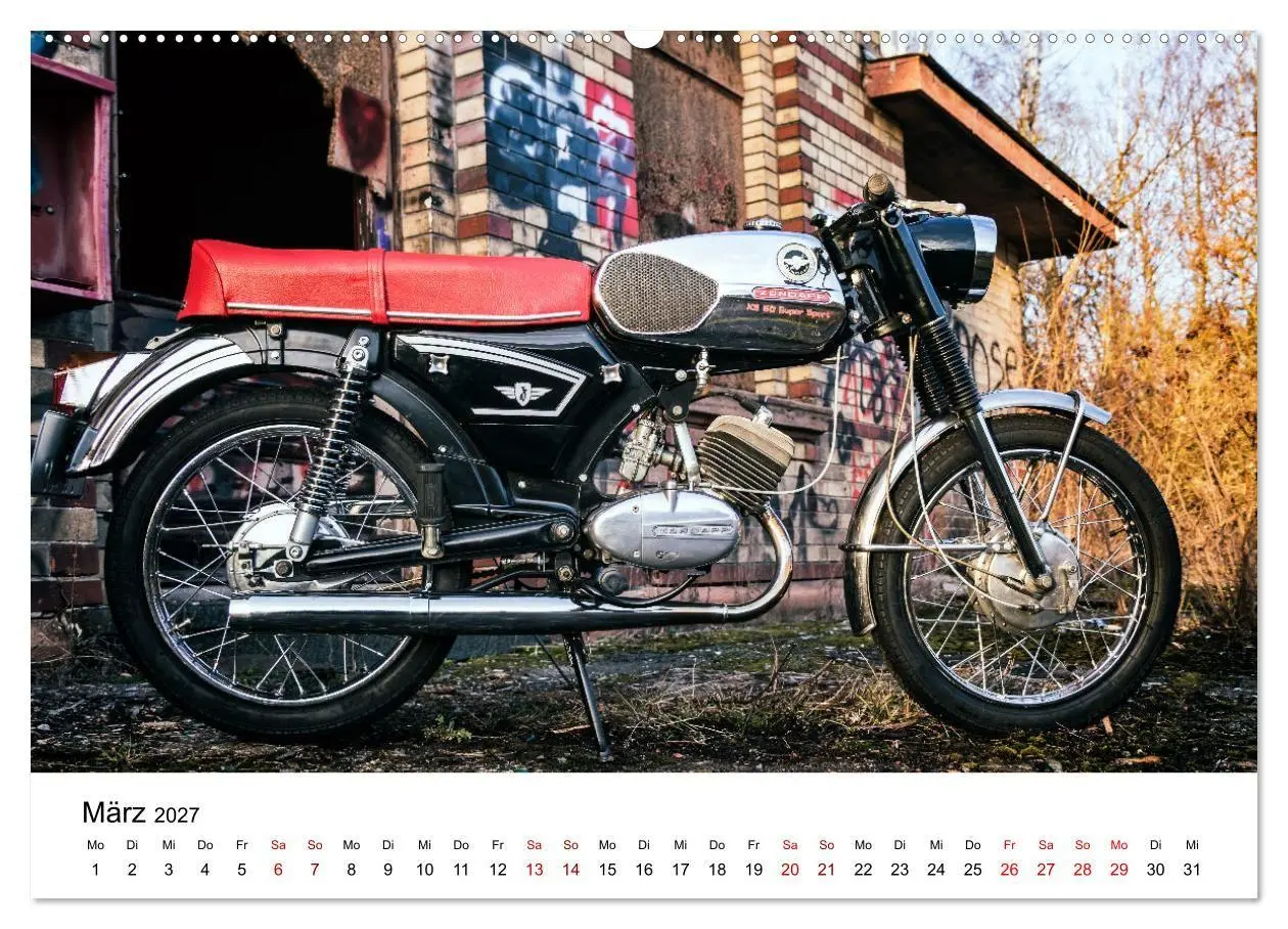 Bild: 9783569180635 | Zündapp-Träume (Wandkalender 2027 DIN A2 quer), CALVENDO...